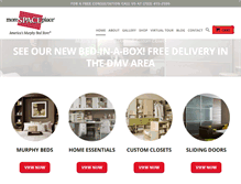 Tablet Screenshot of murphybedsandclosets.com